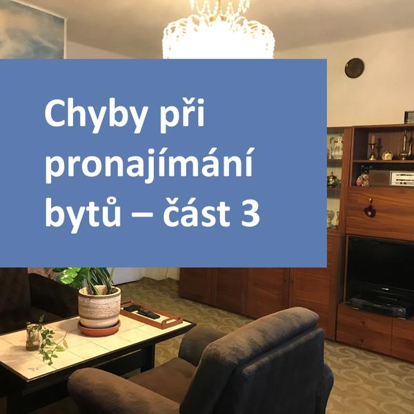 Jak pronajímat byt